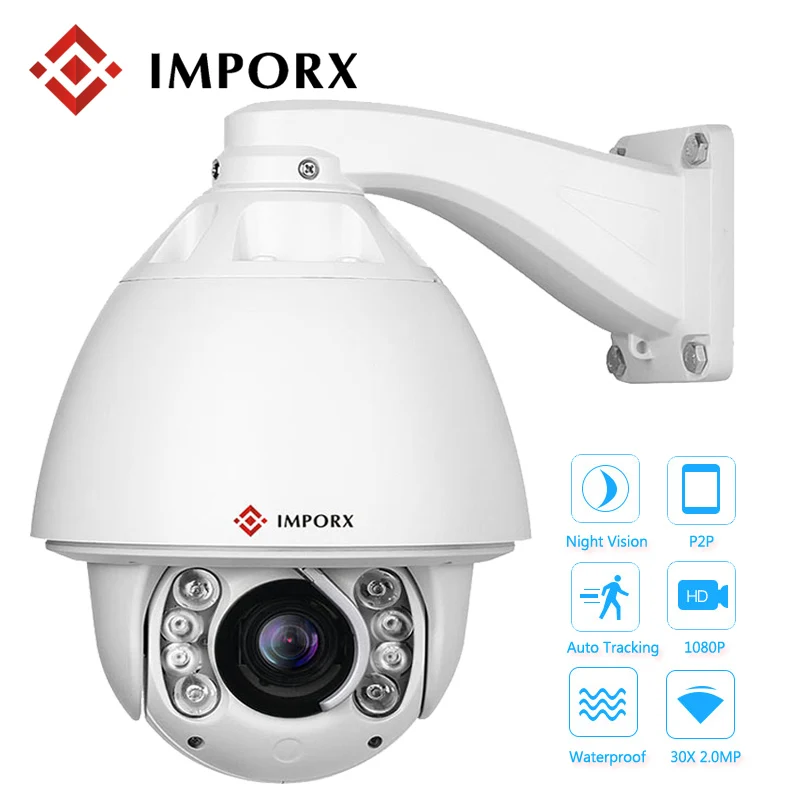 HD 1080 P 2MP PTZ IP камера 30X зум скорость сеть купольных камер Onvif Автоматическое