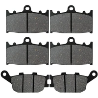 motorcycle front rear brake pads disks for suzuki gsf 650 gsf650 naked bandit abs non abs 07 11 lt158 158 174