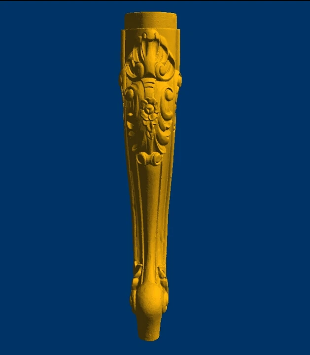 

3d модель, рельеф для ЧПУ в формате STL, стойка для стола, стойка для мебели -- 18