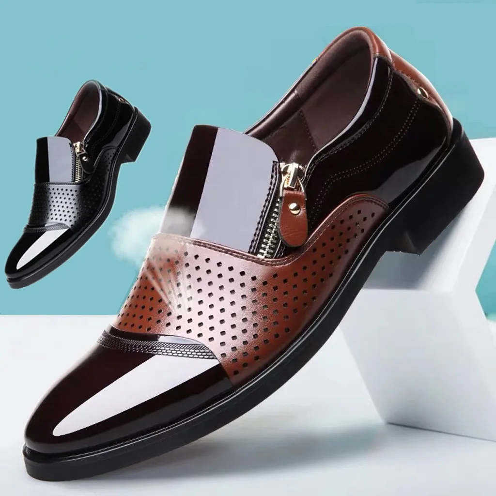 Осенние мужские повседневные модные туфли в деловом стиле свадебные роскошные