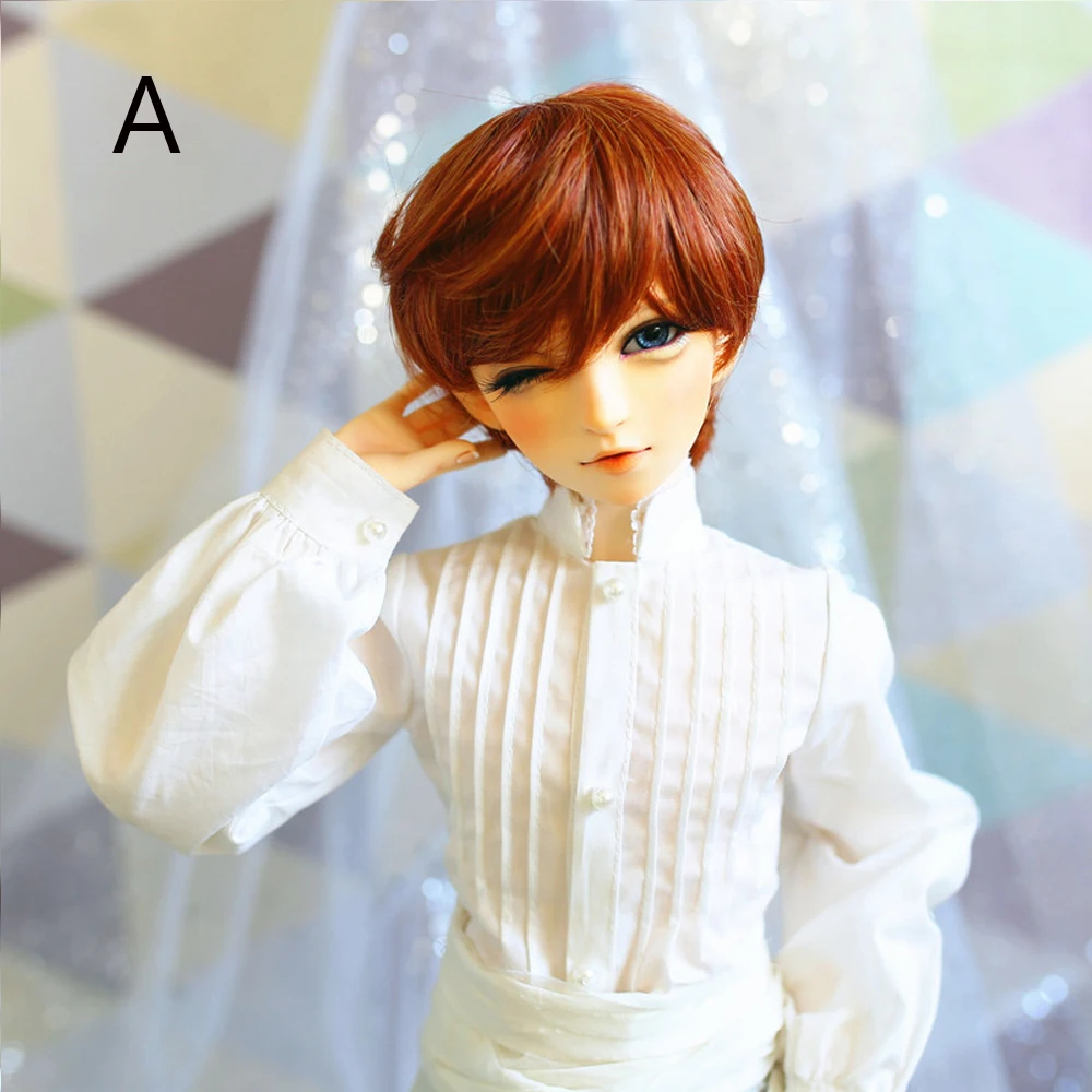 Подходит для 1/3 1/4 1/6 BJD SD куклы парики опционально два цвета короткие волосы