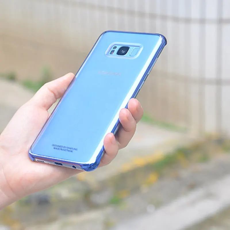 Для samsung S8 s8plus, задняя крышка, прозрачный чехол, противоударный, 360, милый, для оригинала s8 s8+, для телефона, прозрачный, роскошный, жесткий, аксессуары для ПК