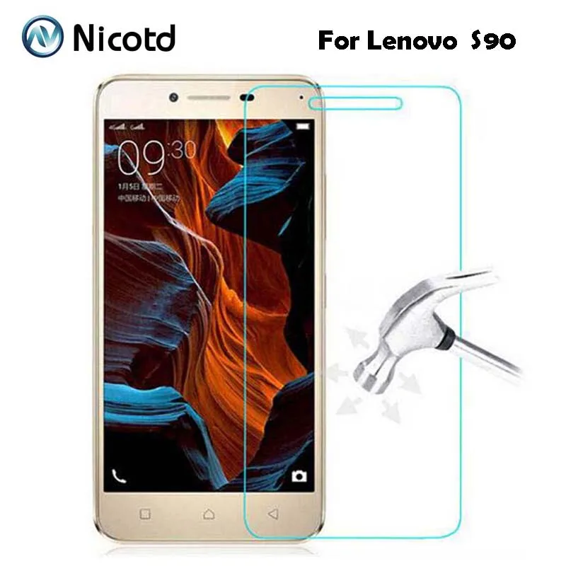 Высокопрозрачная защитная пленка из закаленного стекла 0 3 мм для Lenovo S90 S 90 9H 2.5D Arc