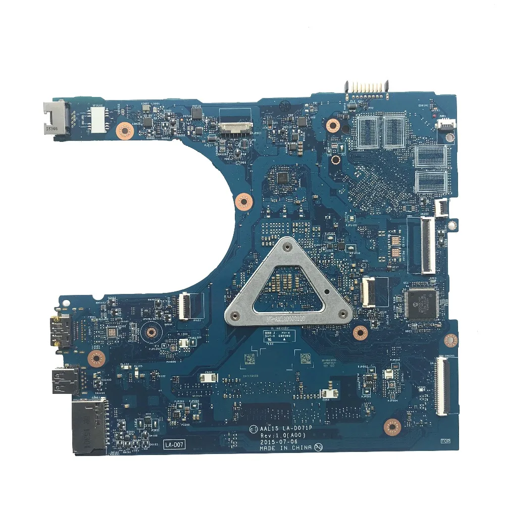 Материнская плата для ноутбука DELL 5559 с процессором SR2EU I3 6100U AAL15 LA D071P CN 027G19 27G19 100%