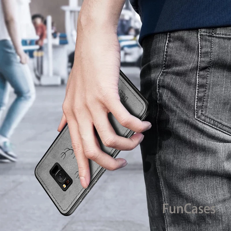 Ткань с рисунком оленя чехол для телефона samsung A7 2018 мягкий накладка на заднюю