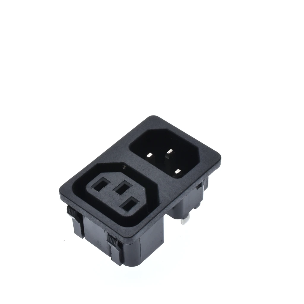 IEC320 C14 комбинированная двухсторонняя розетка на вход C13 электрическая