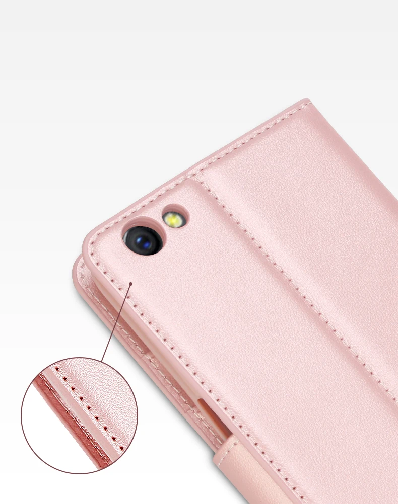 Hanman овчины кожаный чехол для OPPO R9S флип Плюс обложка книги держатель карт Стенд