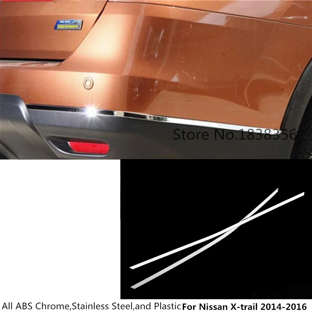 Для Nissan X Trail Xtrail T32/Rogue 2014 2015 2016 задний бампер защита углов рамка кромковая панель