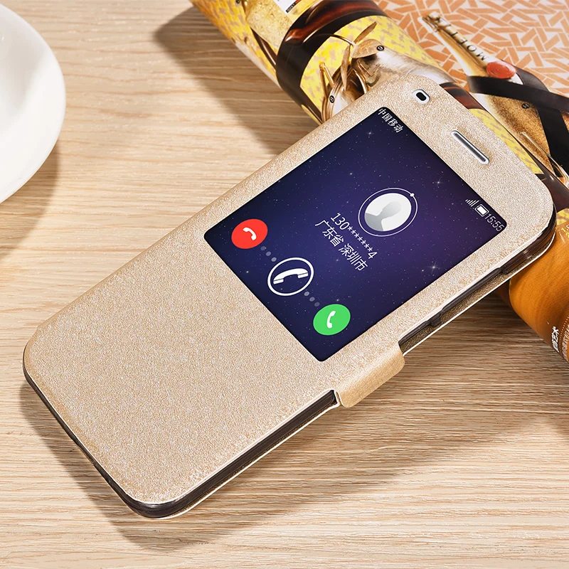 Fundas huawei Ascend G7 Чехол держатель чехол для C199 флип Искусственная кожа накладка на