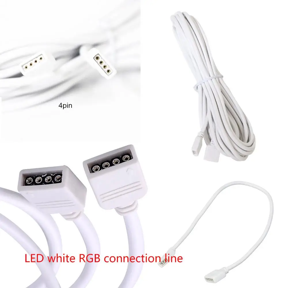 4Pin расширение провода разъем кабельного шнура светодиодные ленты свет Connecotr для