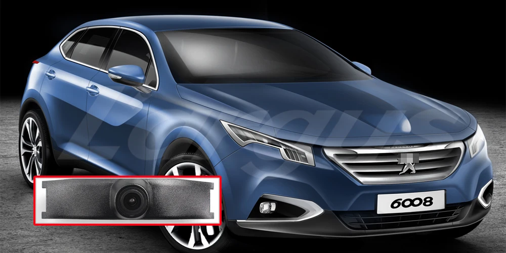 Liandlee Автомобильная Камера Переднего Вида для peugeot 3008 2013 логотип встроенный/прикуриватель/4," ЖК-монитор