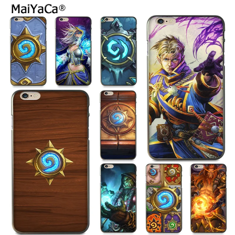 MaiYaCa Hearthstone красочные милые аксессуары для телефона чехол iPhone 6S 6plus 7 7plus 8 8Plus X 5S 12Pro