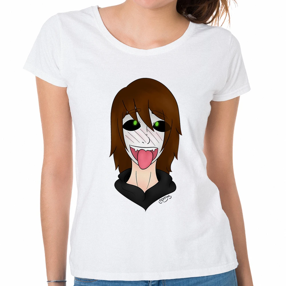 Модные Ahegao футболки для летние топы женские повседневные уличные с коротким