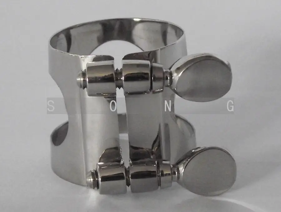 

10 pcs Clarinet Bbsoprano Metal ligature Nickel-plated