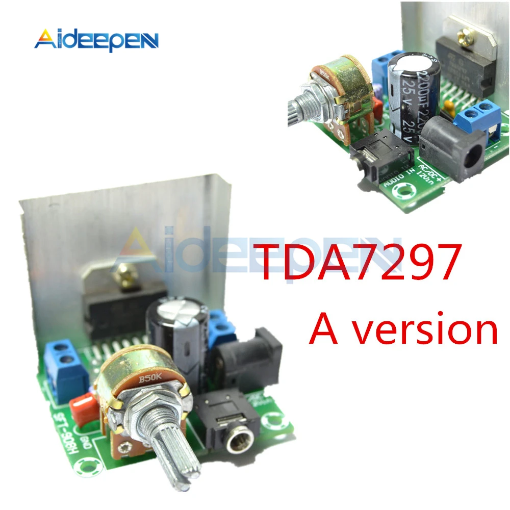 TDA7297 Version A Power Amplifier Board Digital Audio Dual-Channel Module 15W +15W Finished Plate | Instrument Parts &amp Accessories