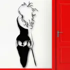 Лидер продаж, сексуальное женское белье для девушек, крутая комната, домашний декор, настенная наклейка, виниловая наклейка, самоклеящиеся обои, роспись 3107