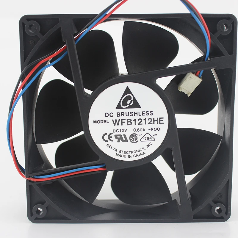 

Brand new original 12038 12cm/CM WFB1212HE high volume air cooling fan 12V 0.6A