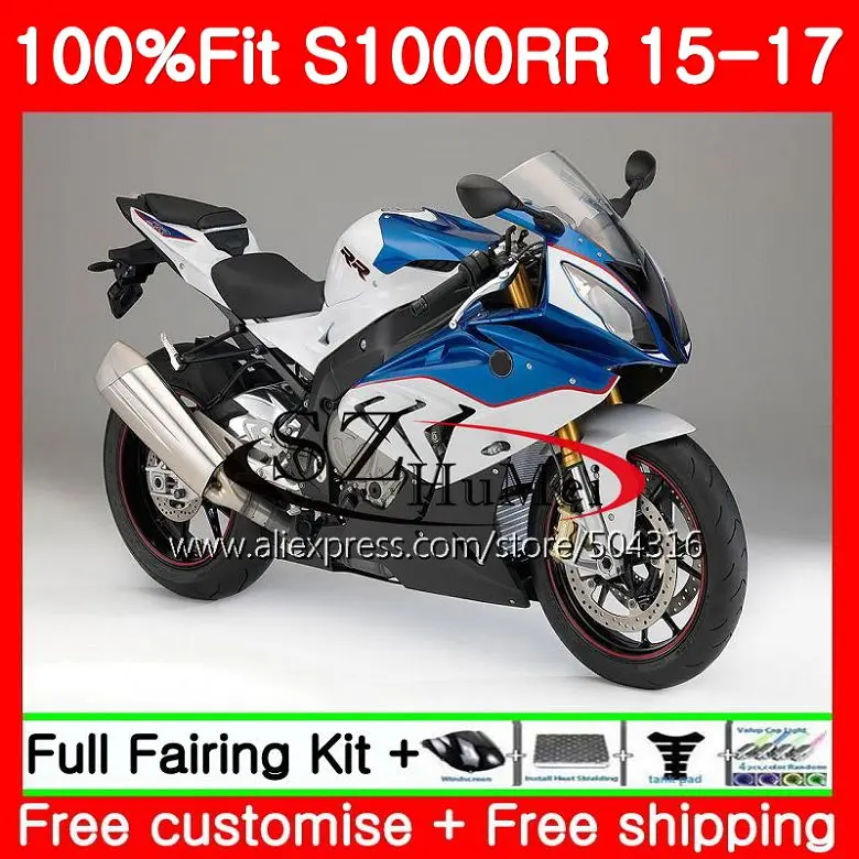 Корпус инжектора для BMW S1000R S 1000RR S1000 R 1000 RR Новый Белый Синий 91SH11 S1000RR 15 16 17 2015 2016 2017