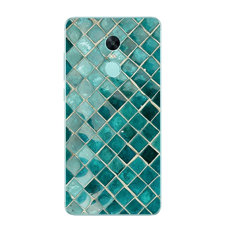 Для Xiaomi Redmi Note 3/Redmi Note 4X 5A Phone случай для Redmi Примечание 4/Pro Shell для Redmi Note 2 Забавный геометрический дизайн