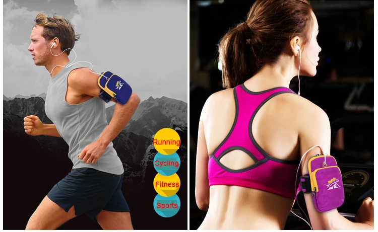 6 дюймов водонепроницаемый для занятий спортом на открытом воздухе Сумка бега