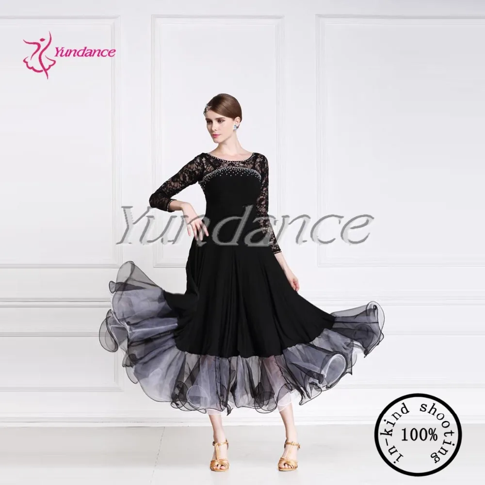 

2017 Half-sleeves Ballroom Standard Dress For Practice M-108
