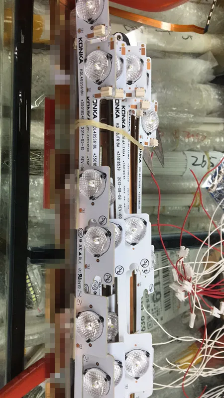Новый светодиодный световая полоса для KONKA KDL48JT618A /KDL48SS618U 35018539 6 S(6 в) 442 мм | Лампы и