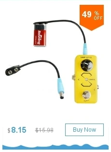 Biyang OD-10 педали электрогитара бэби-бум Mad привод овердрайв 3 режим питания педаль эффектов музыкальный инструмент