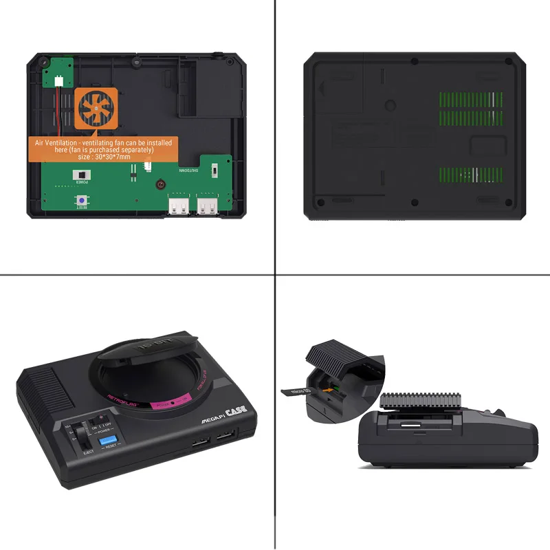 Retroflag MEGAPi CASE M для Raspberry Pi 3 Model B Plus классический usb контроллер + вентилятор
