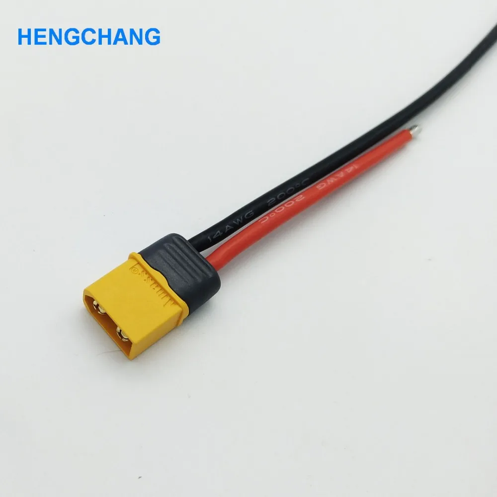 Штекерный Разъем XT60 с супермягким силиконовым кабелем 14AWG|Соединители| |
