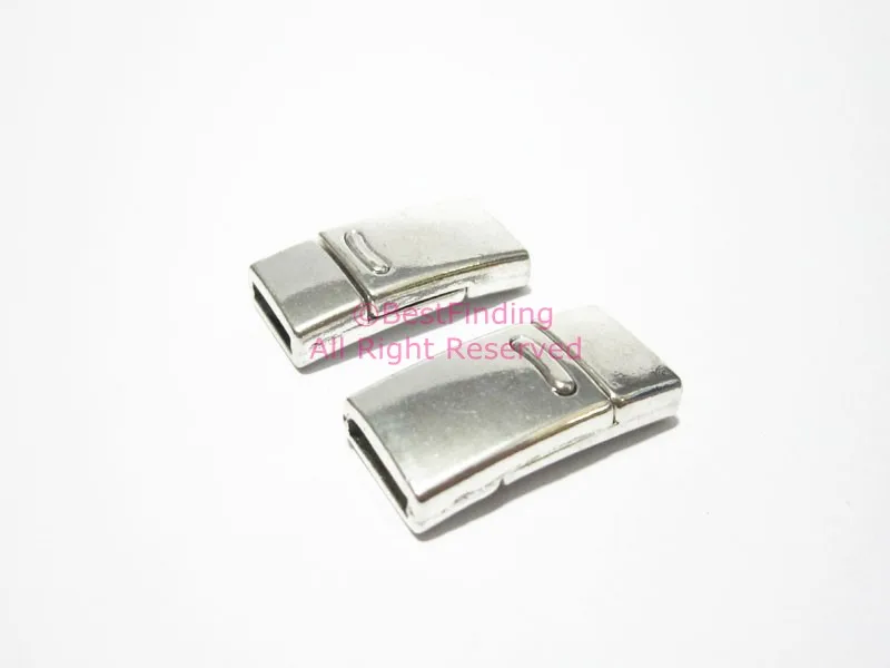 

10x2mm magnetic clasp 10mm Flat leather clasp FC05
