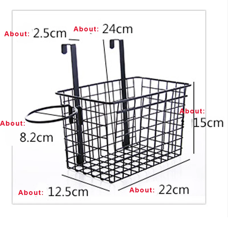 Креативная железная над дверью стойка для хранения практичный кухонный шкаф