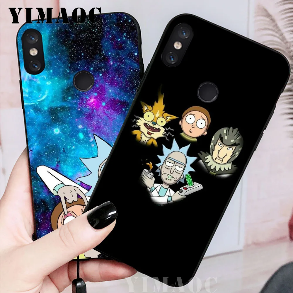 YIMAOC Cartoon Rick And Morty Soft Case for Xiaomi Mi5 Mi5S Mi6 Mi9 Mi8 Lite SE A1 A2 Pocophone F1 MAX 3 |