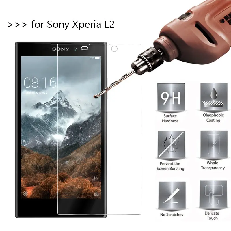 

RONICAN 2.5D 0,26 мм 9H Премиум Закаленное стекло для Sony Xperia L2 защита для экрана закаленная Защитная пленка для Sony Xperia L2