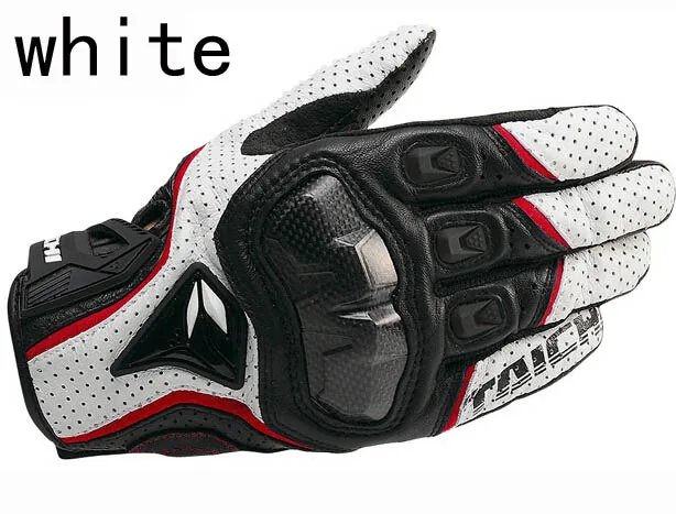 

Hot sales newest Carbon fiber glove motorcycle electric vehicle locomotive anti fall gloves real leather
