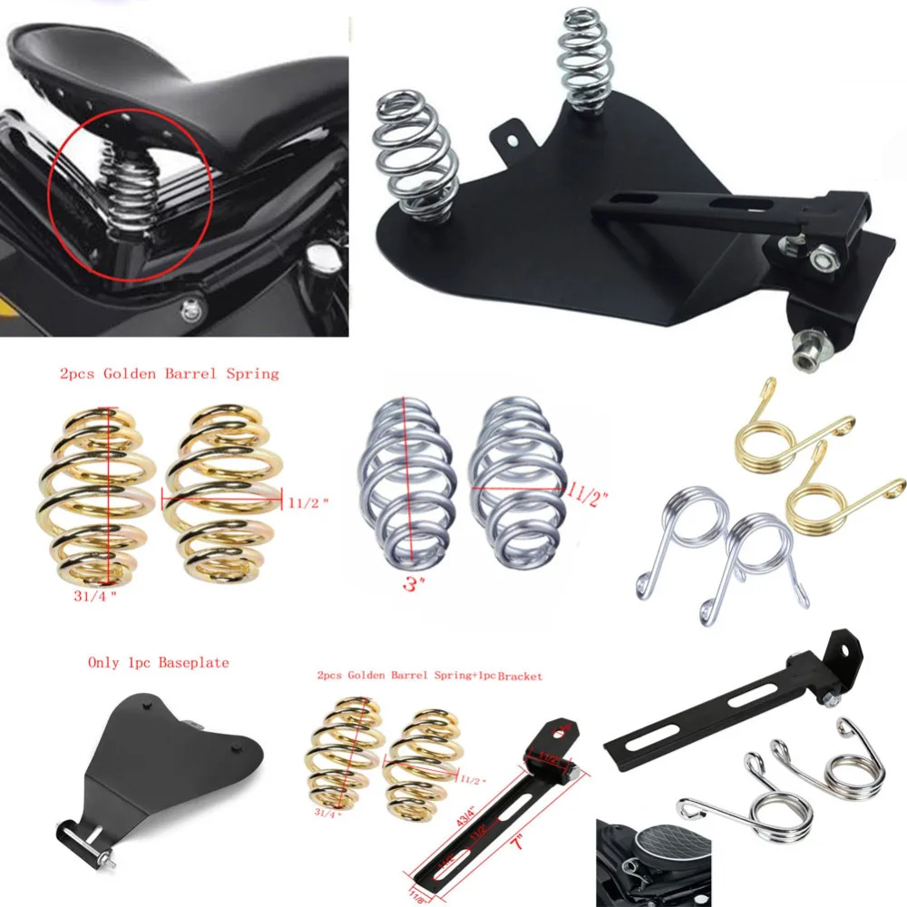 Для Harley Sportster XL883 XL1200 48 2004 2006 2010 2015 соло подставка для сиденья пружины и кронштейн