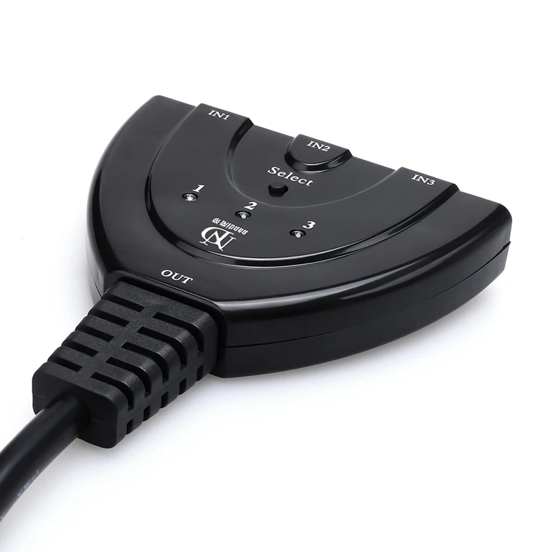 Hdmi хаб HDMI сплиттер Авто переключатель 3 порта с 1080P 3D кабель адаптер конвертер для