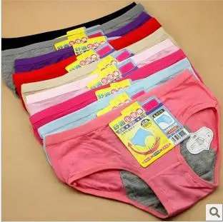 Calcinha Infantil/Новинка штаны для крупных девочек периода физиологии бесшовное нижнее