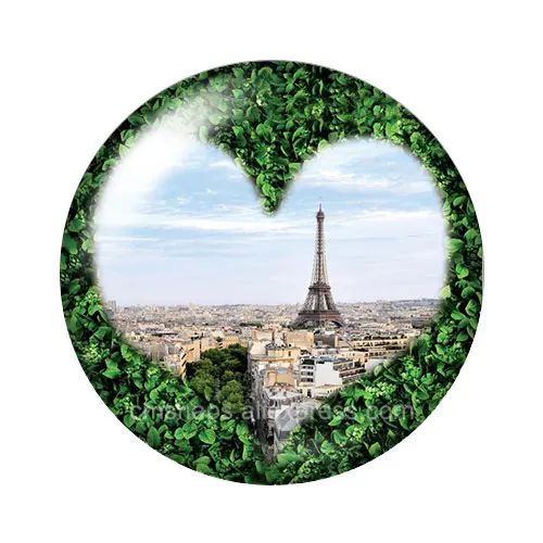 Новинка LoveEiffel towerscene 10 шт. Смешанные Круглые Стеклянные Кабошоны 12 мм/16 мм/18 мм/25 мм