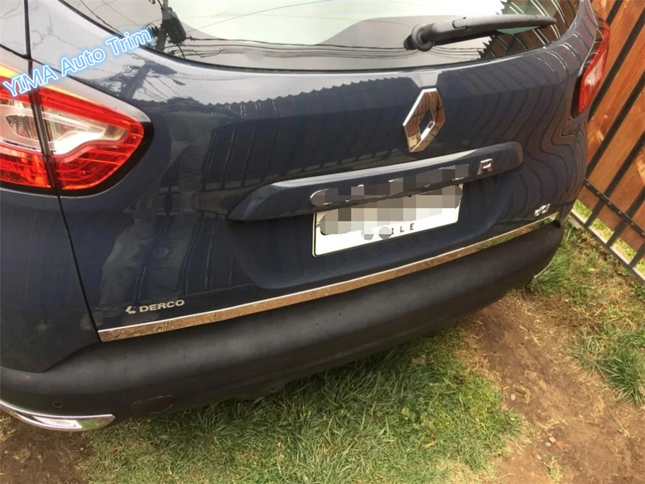 Аксессуары для Renault Captur 2014 2016 накладка на заднюю крышку багажника из нержавеющей
