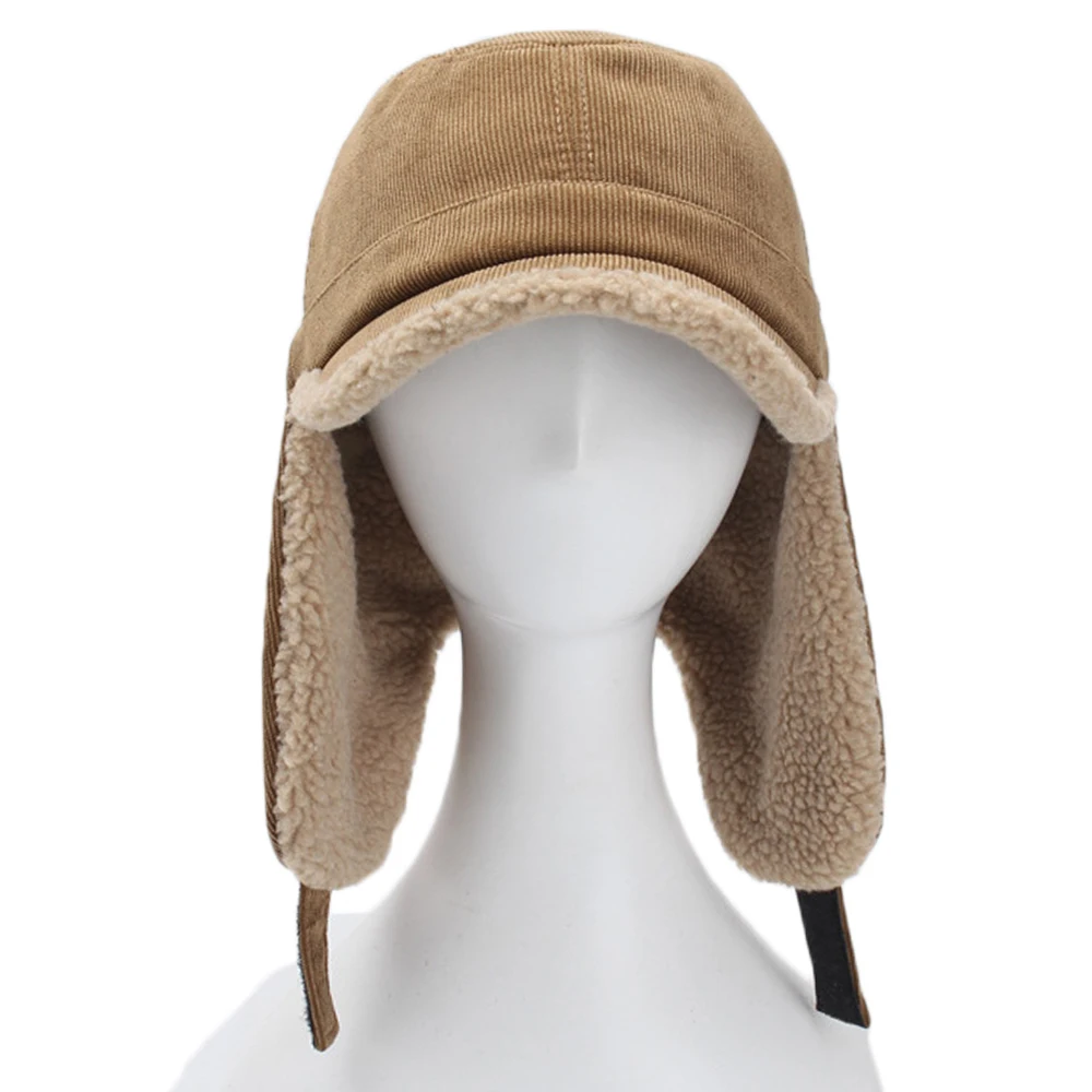 joejerry Bomber Hats Women Warm Corduroy Hat Cap Warmer Earflap Beanie Russian 2018 Winter | Аксессуары для одежды