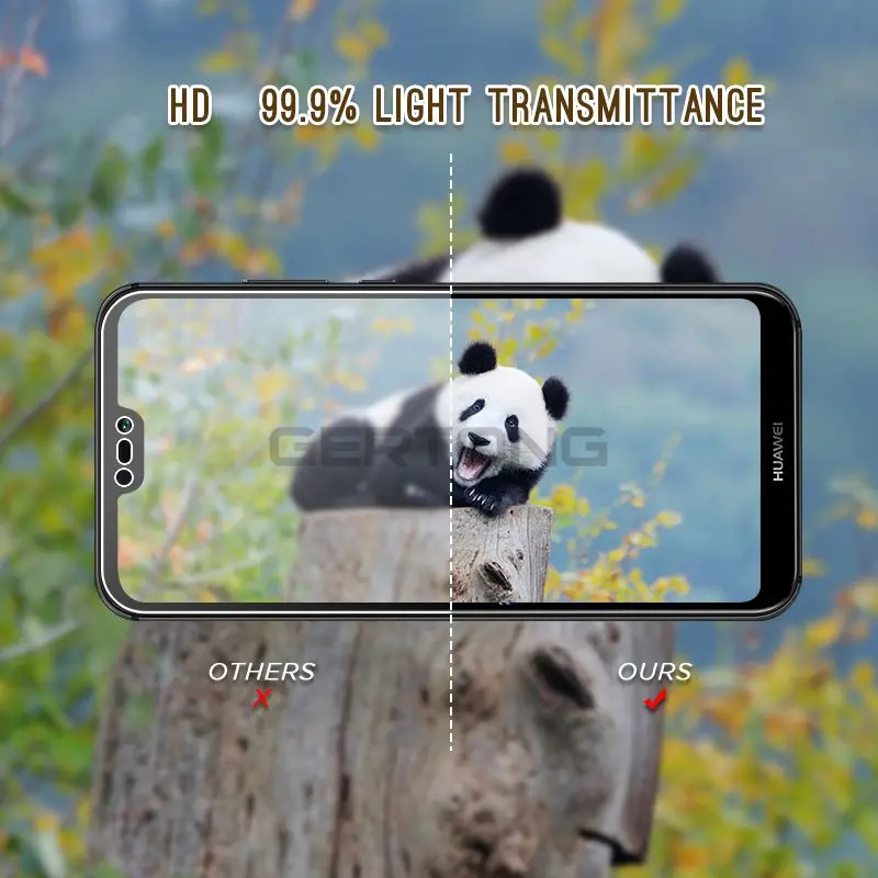 Закаленное стекло GerTong 9H для Huawei Mate 20 P20 Lite прозрачное с полным покрытием 10 p20