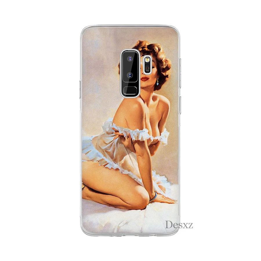 Чехол PinUp chicas для Samsung Galaxy S10e S8 S9 M10 M20 M30 M40 S10 Plus S3 S5 S4 S6 S7 Edge Note 8 9|Чехлы-накладки| |
