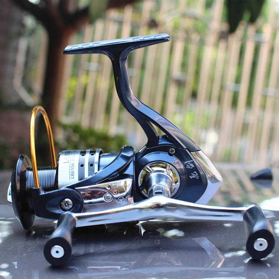 Металлический рыболовный спиннинг с ЧПУ 12 + 1 шарикоподшипник 5 2: катушки для рыбалки катушка пресной и