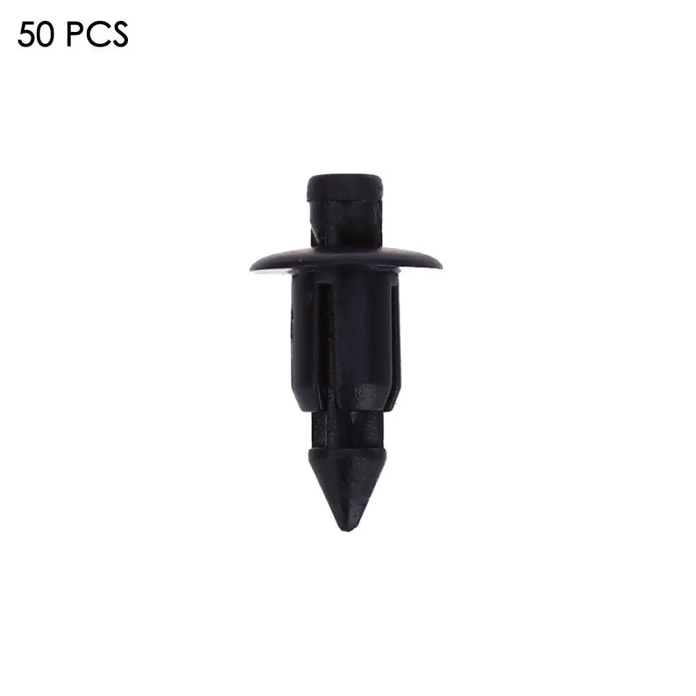 50 шт. 13104 Пластиковый крепеж двери автомобиля, бампера, зажим крепления панели отделки салона автомобиля для Honda Toyota Suzuki on.
