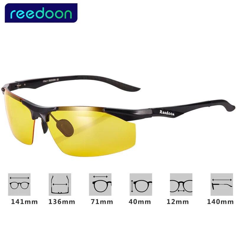 Мужские поляризационные очки REEDOON ночного видения для рыбалки мужские вождения