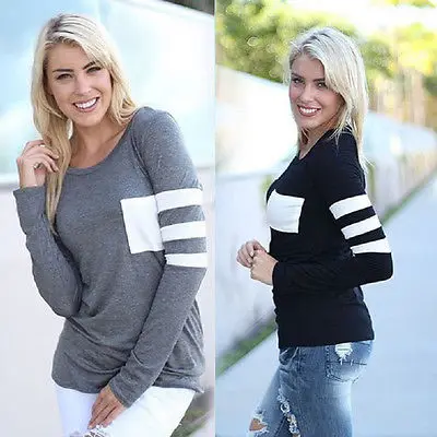 Модная женская сексуальная летняя футболка с длинным рукавом Топы свободная |