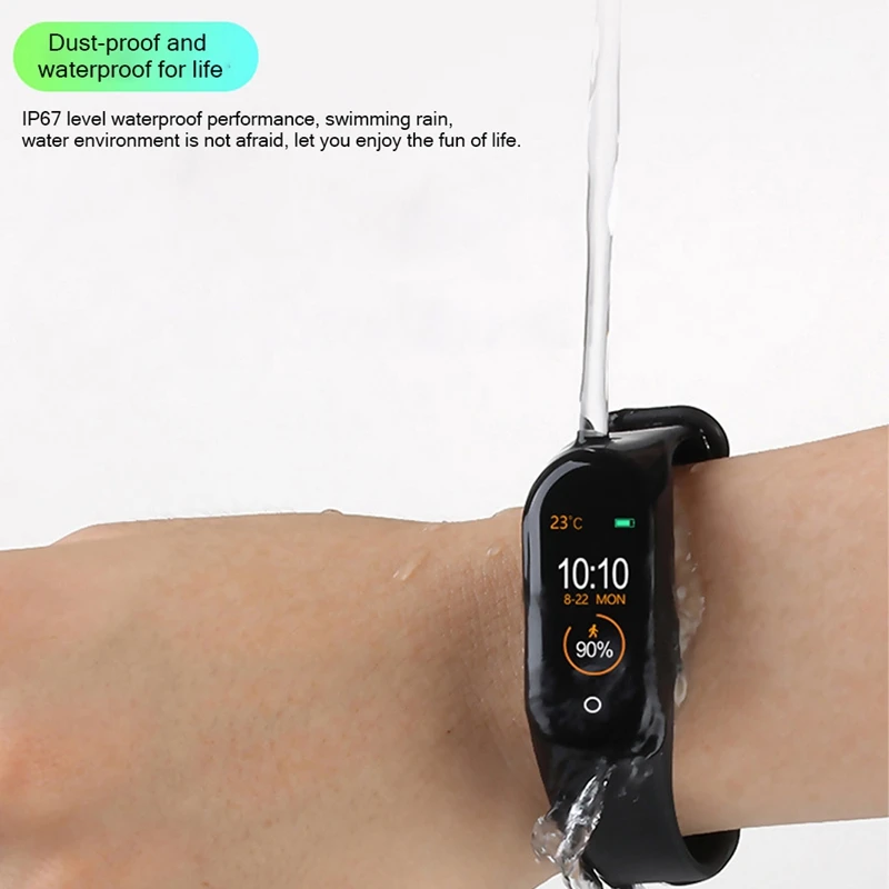 M4 Новый цветной экран смарт-браслет спортивный фитнес-браслет трекер для