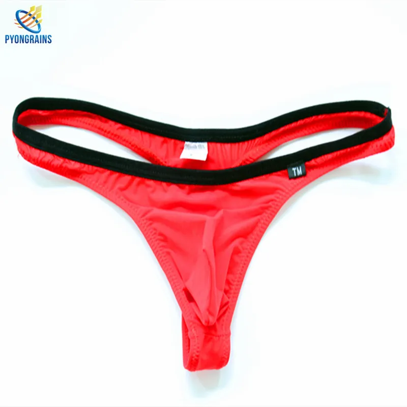 

2016 Sexy Men Jockstrap Gay G Strings Thongs Gay Men Underwear Sexy Penis Pouch sous vetement homme Mens String Bikini Briefs