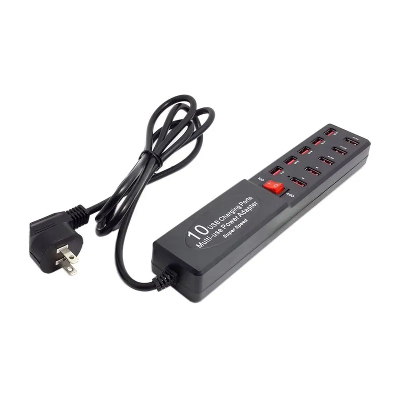Новый DC 5 в 10 портов USB зарядная станция смарт-автобус зарядное устройство розетка