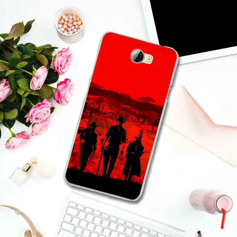 Силиконовые мягкие чехлы для мобильных телефонов из ТПУ для huawei P8 P9 P10 P20 P30 mate 10 Lite Pro Y3 Y5 Y6 II Honor 7 Smart Red Dead Redemption 2